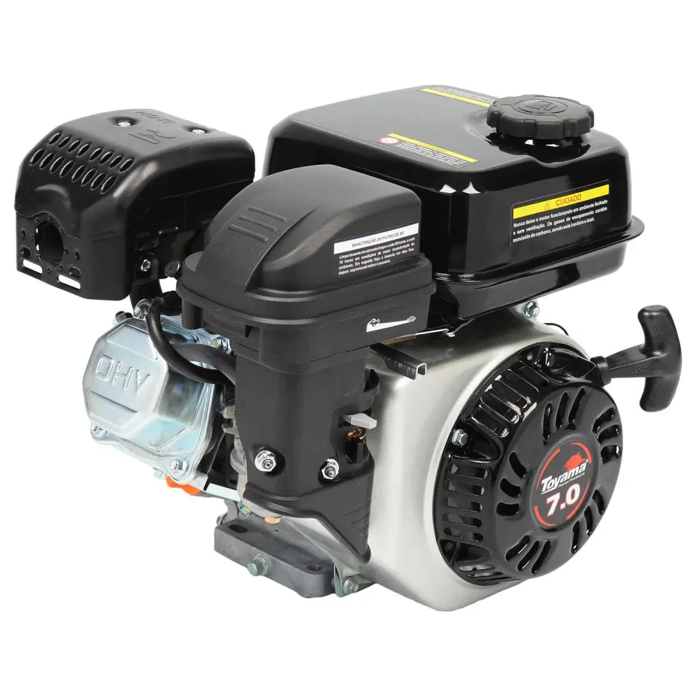 Motor a gasolina 7 hp multiuso 4 tempos ohv TE70 Toyama