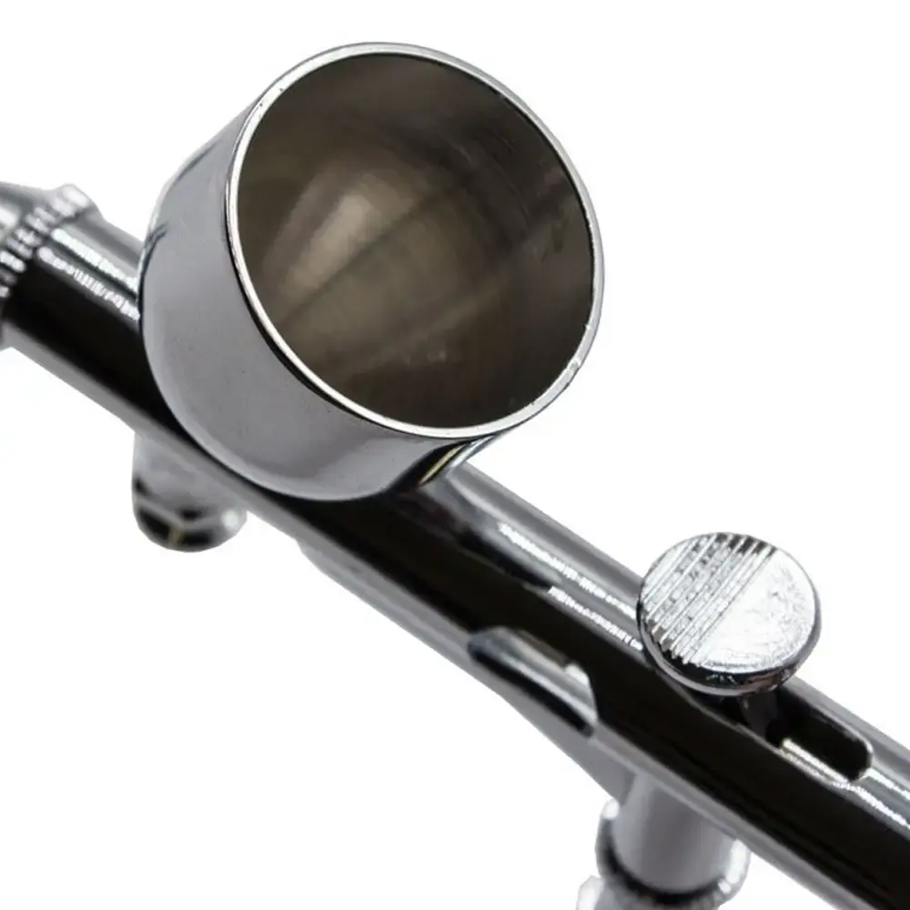 Caneta aerógrafo dupla ação 0,2 MM alumínio profissional EVCA-1C Evald — fotografia 4