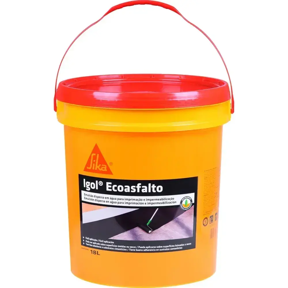 Impermeabilizante asfalto eco preto 18L igol® Sika — fotografia 4