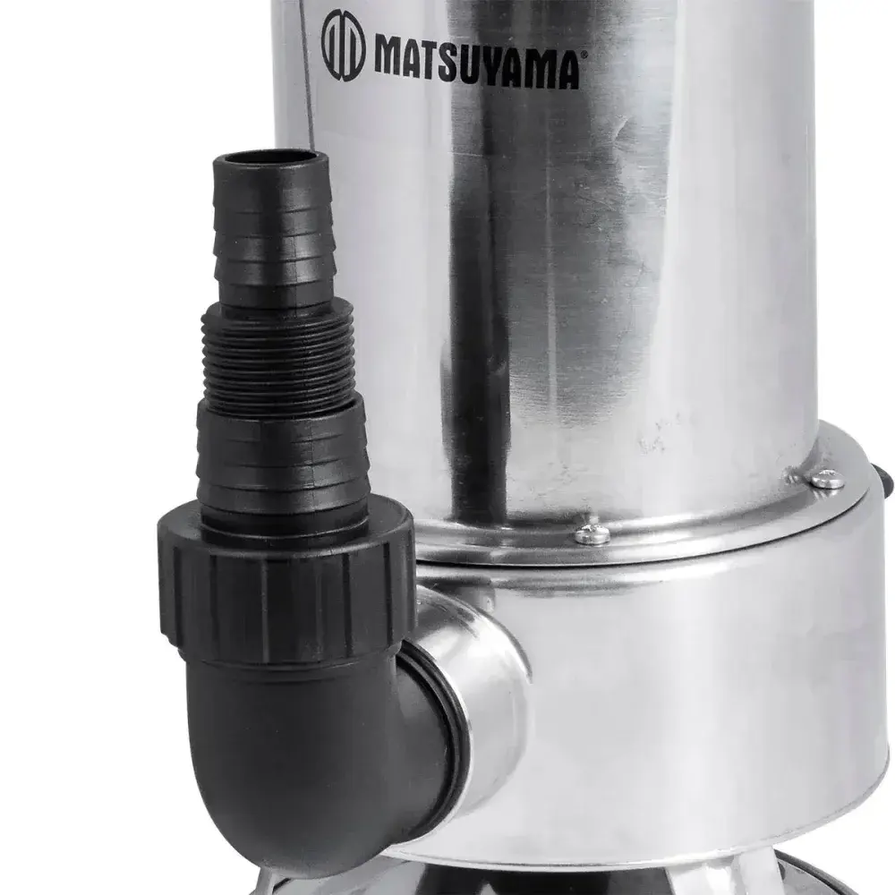 Bomba submersível inox motor 1HP 750W 220V Matsuyama — fotografia 5