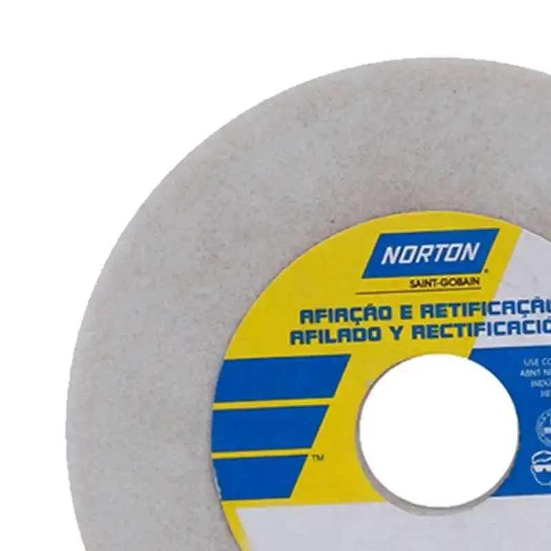 Rebolo Branco 8 x 1 x 1.1/4 POL A46 NORTON — fotografia 2