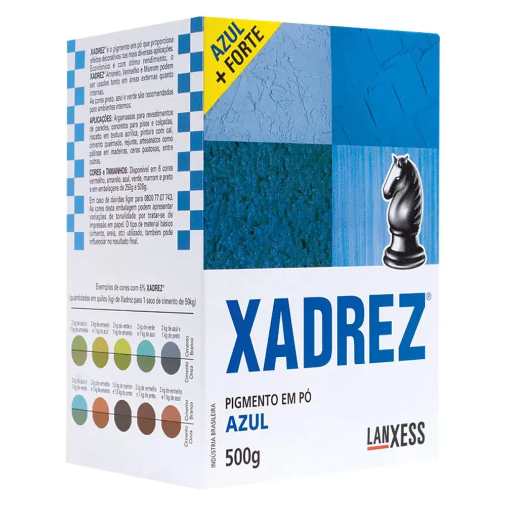 Pó rez 500G azul Xadrez