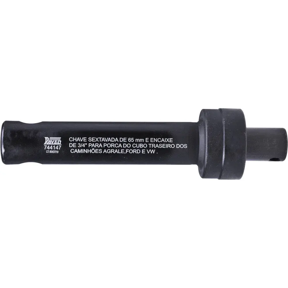Chave sextavada cubo porca traseira redução 65MM Raven