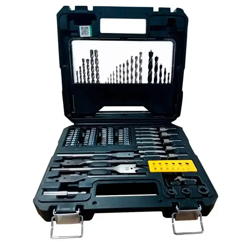 Kit de brocas e bits com 82 peças aço cromo vanádio e maleta HO211 Multilaser — fotografia de referência