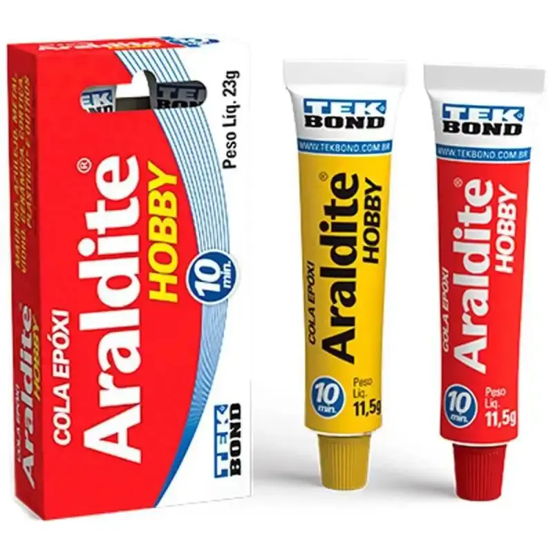 Cola araldite hobby 10 minutos 23 GR 10828500800 Tekbond — fotografia de referência