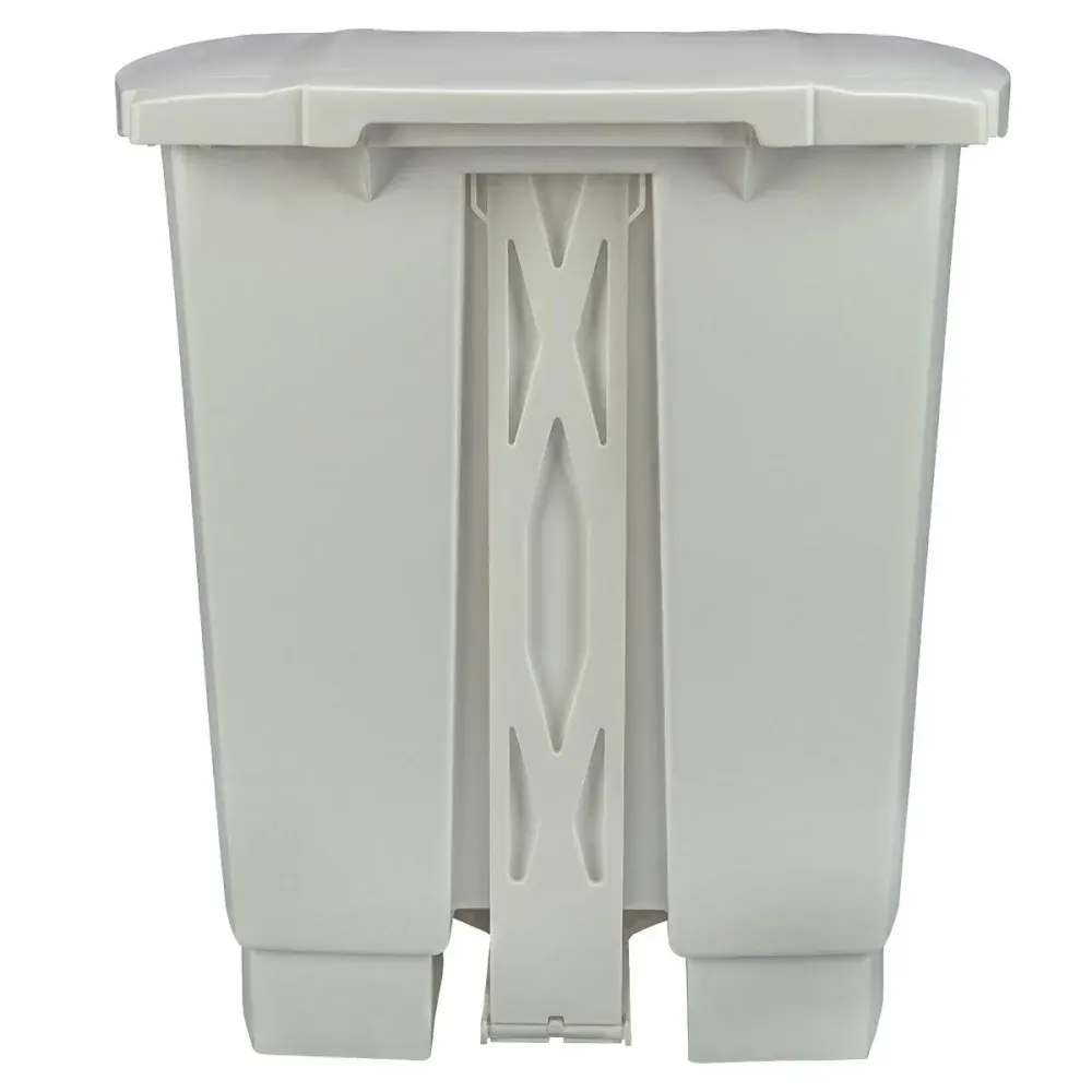 Lixeira resistente e balanceada branca 35L Perfect — fotografia 7