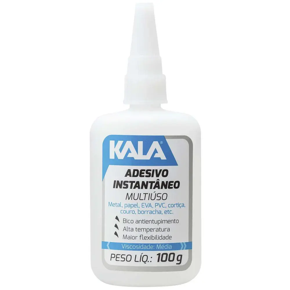 Adesivo instantâneo bico anti entupimento Kala 100G — fotografia de referência