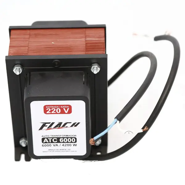 Auto transformador convencional 110/220V ATC6000 - Flach — fotografia de referência