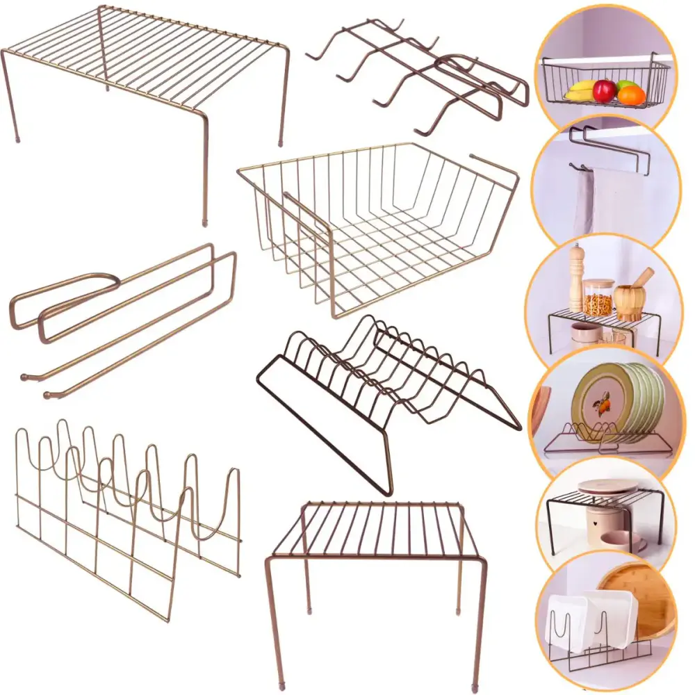 Kit organizador para armário com 7 peças viena lavanda | 03 BEL