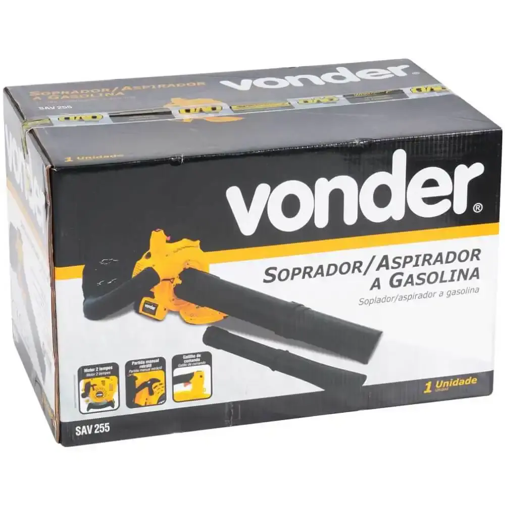 Soprador e Aspirador a gasolina 1 CV SAV 255 VONDER — fotografia 5
