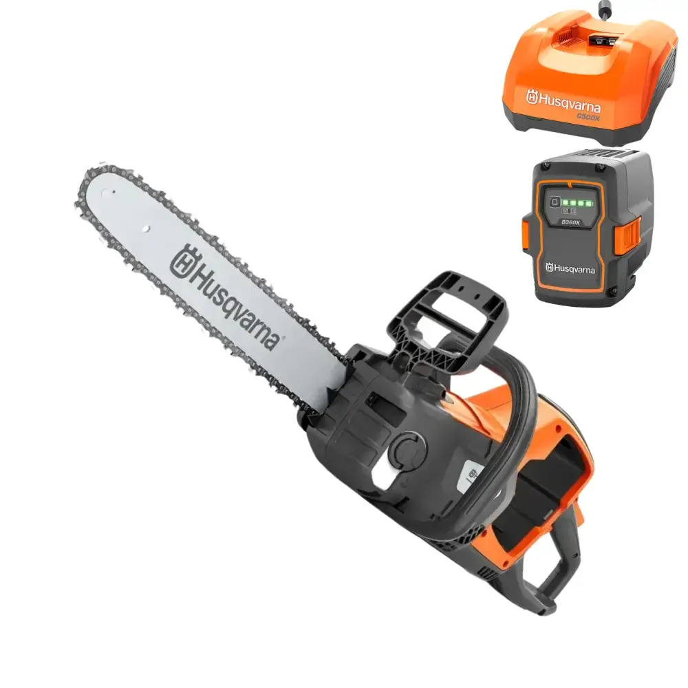 Motosserra 36V 242I com bateria 10AH e carregador Husqvarna