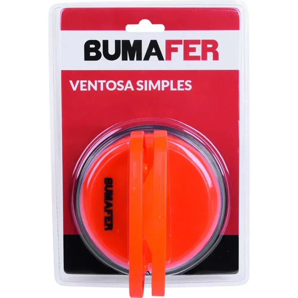 Ventosa simples de plástico e aço 45 kg Bumafer — fotografia 10