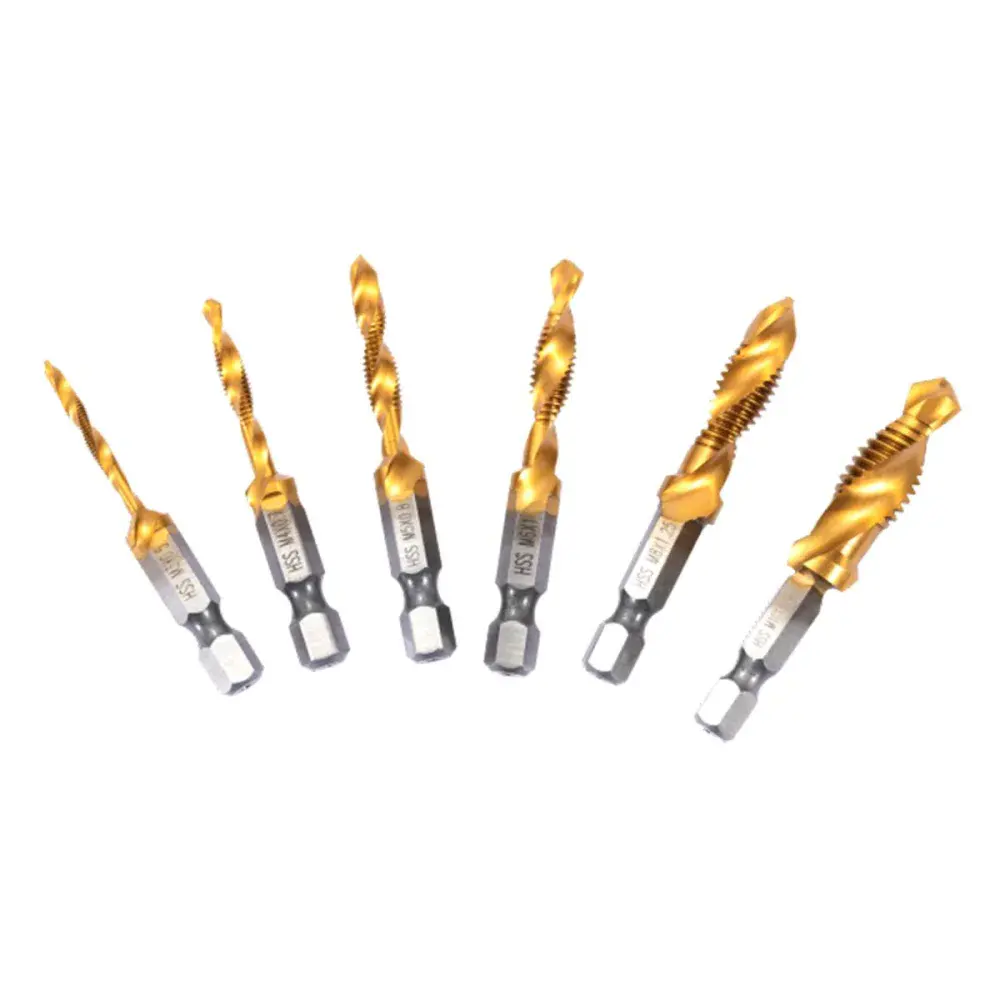 Jogo de brocas macho titânio M3-M10 1/4 Rocast perfection