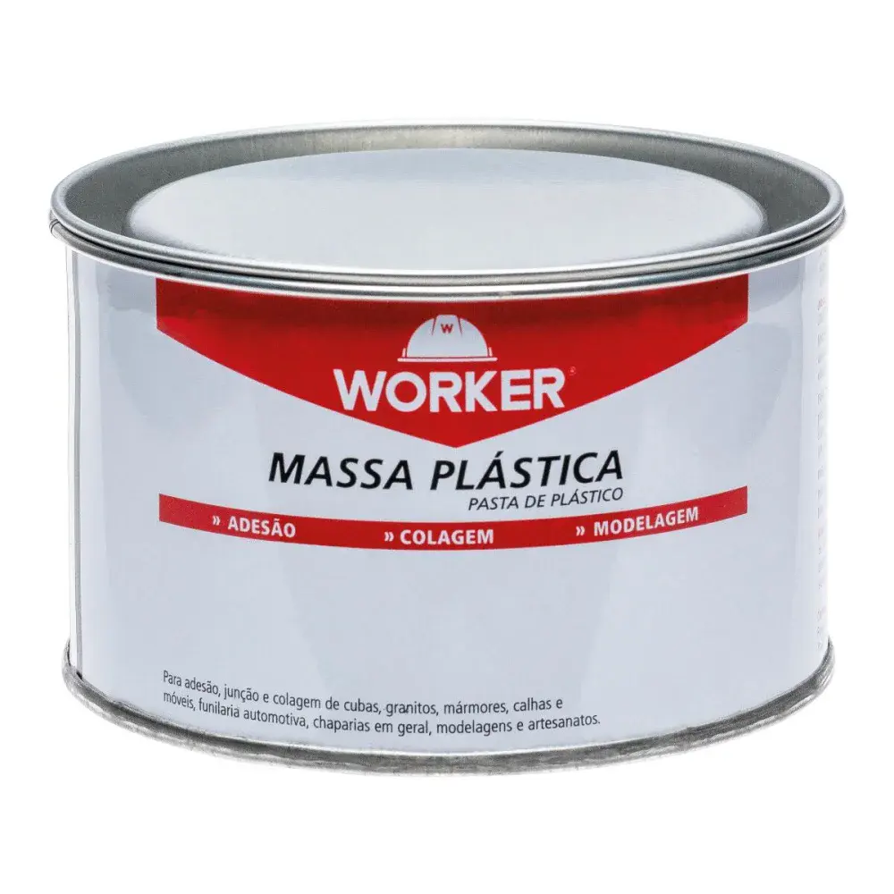 Massa plástica Worker preta 1 kg — fotografia de referência