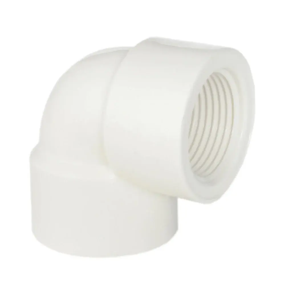 Joelho roscável Plastilit branco 1/2 — fotografia de referência