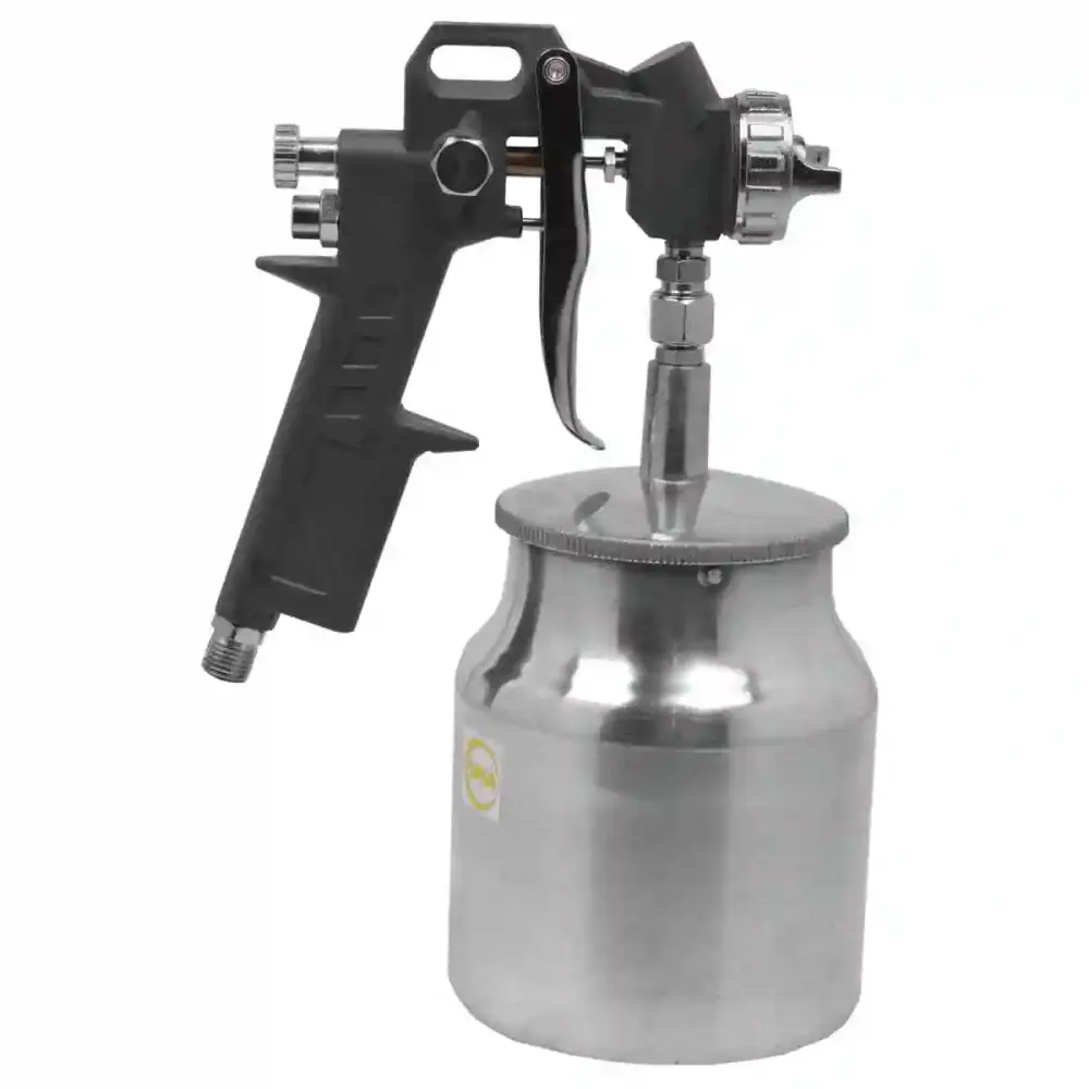 Pistola de pintura sucção 1.2 MM com caneca AS162AB 12 Puma — fotografia de referência