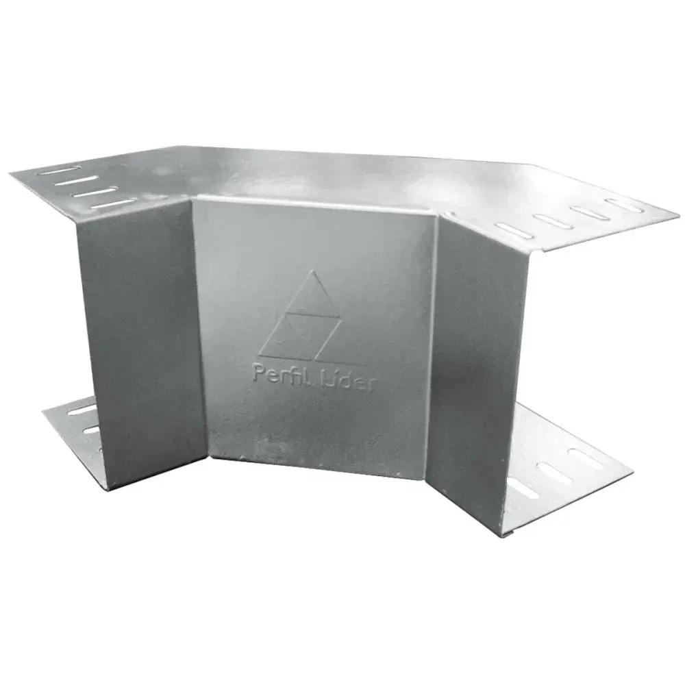 Curva vertical externa 90G sem virola 100X100MM Perfil