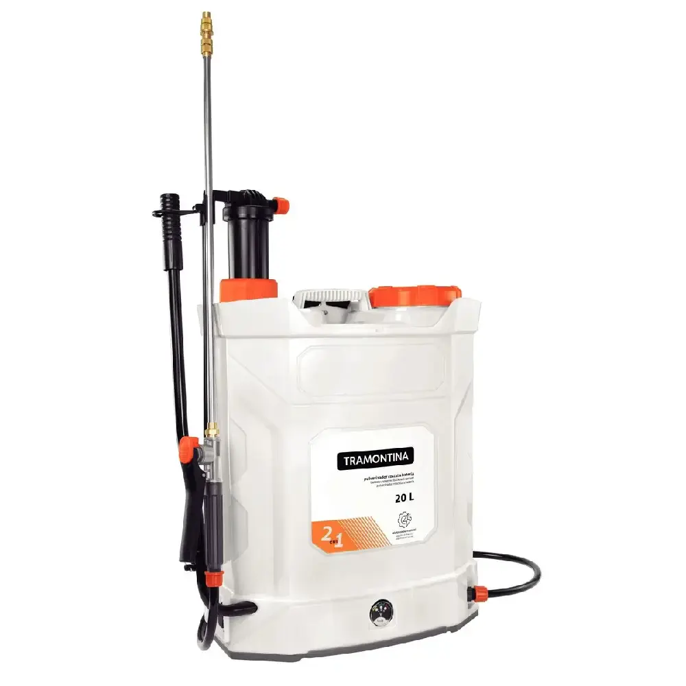 Pulverizador costal 20 litros à bateria 12V 78622206 Tramontina — fotografia de referência