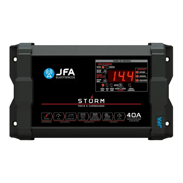 Fonte e carregador storm plus 40A - 600W - JFA