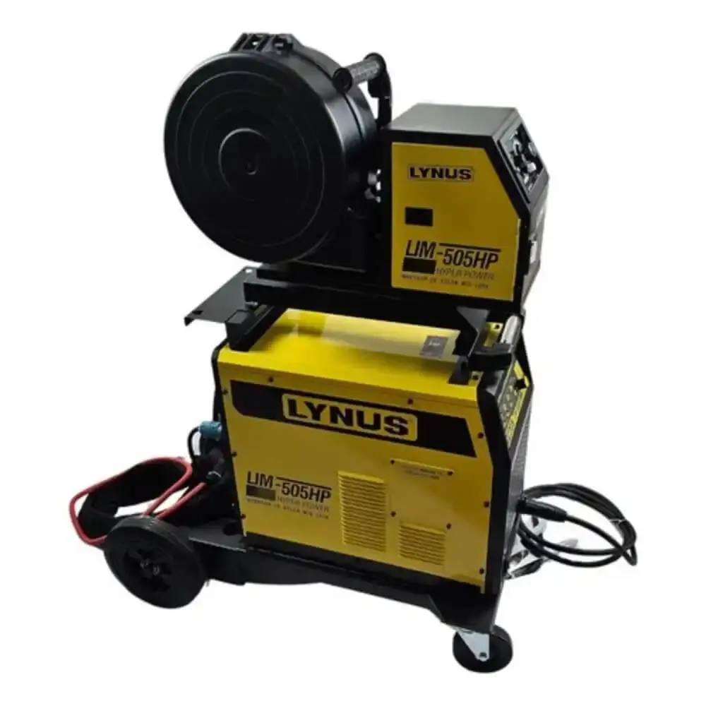 Inversora de solda MIG TIG eletrodo trifásico LIM-505HP Lynus — fotografia de referência