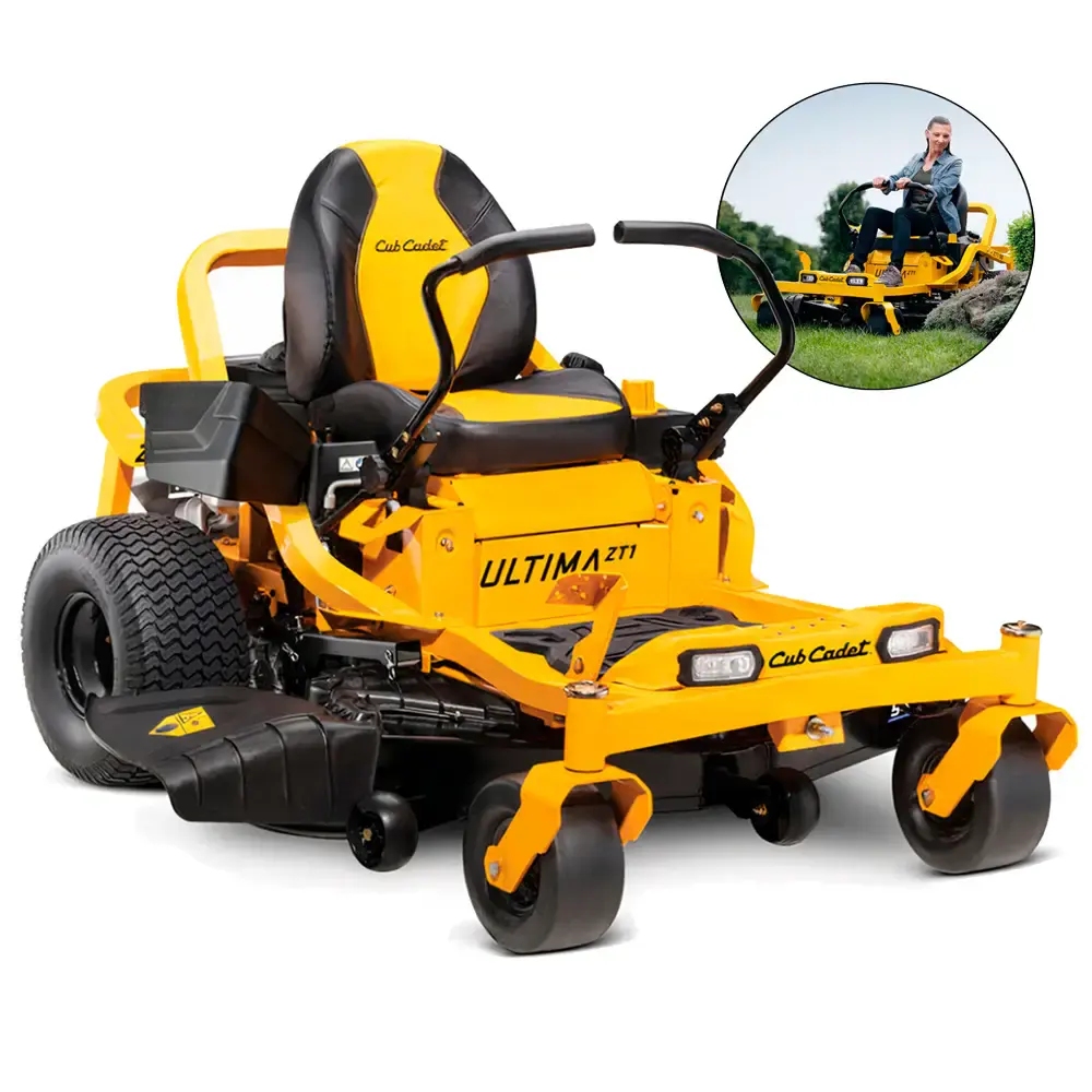 Trator de grama gasolina 24 HP giro-zero hidrostático corte 137CM 17AREACM342 troy bilt — fotografia de referência