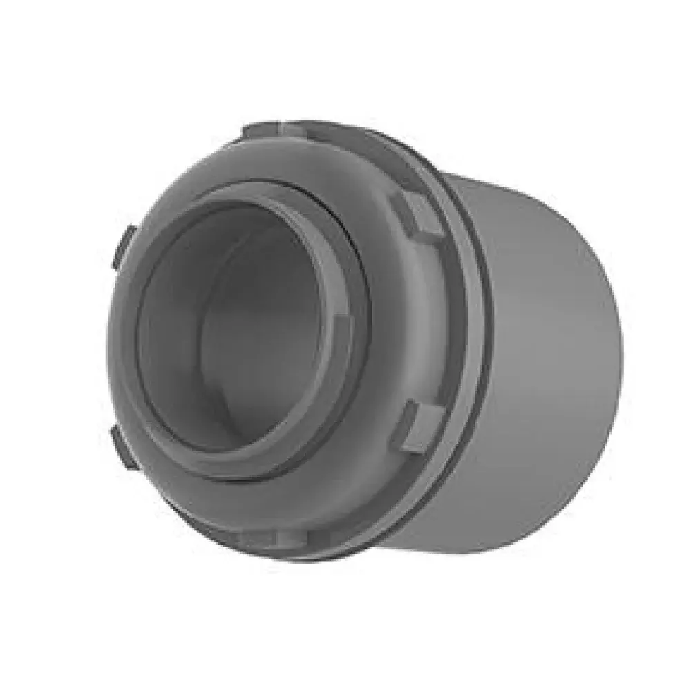 Conector box 3/4 reto pvc cinza Inpol — fotografia de referência