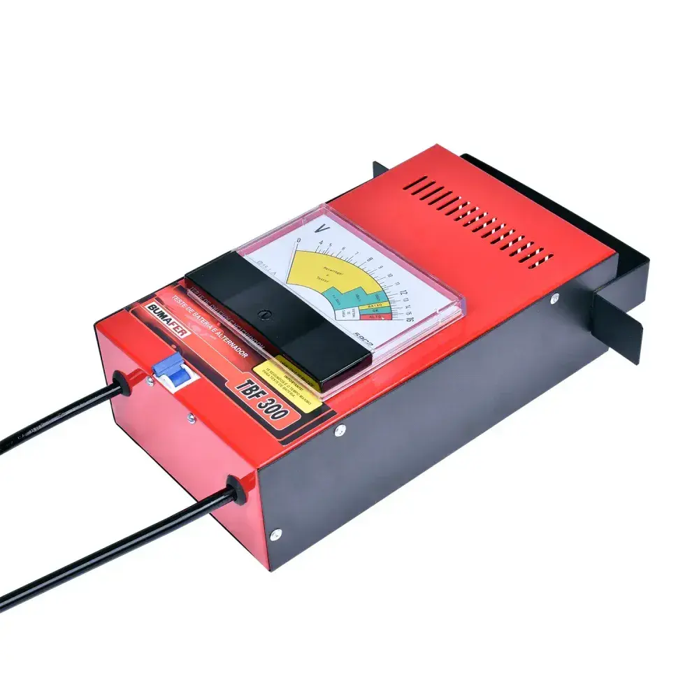 Teste de bateria TBF300 180A 16V analógico Bumafer — fotografia 9