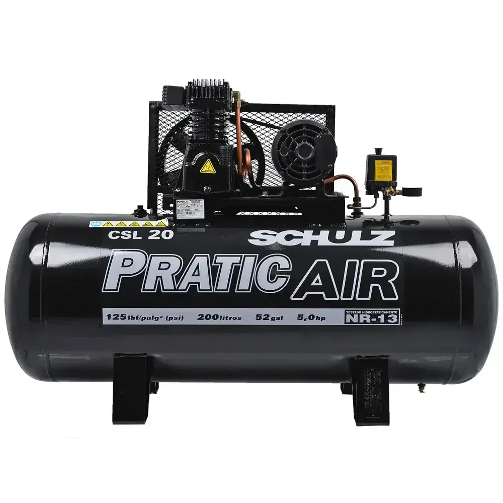 Compressor 20 pcm 20 0LTS 125LBS 220/380V Schulz — fotografia 6
