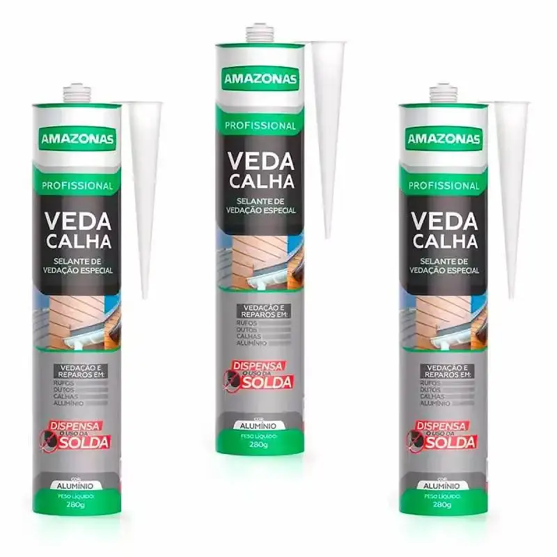 Veda calha 280 GR com 3 peças Amazonas