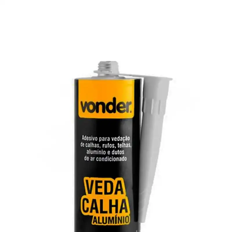 Veda calha 270 GR VCV 0270 cor alumínio Vonder — fotografia 2