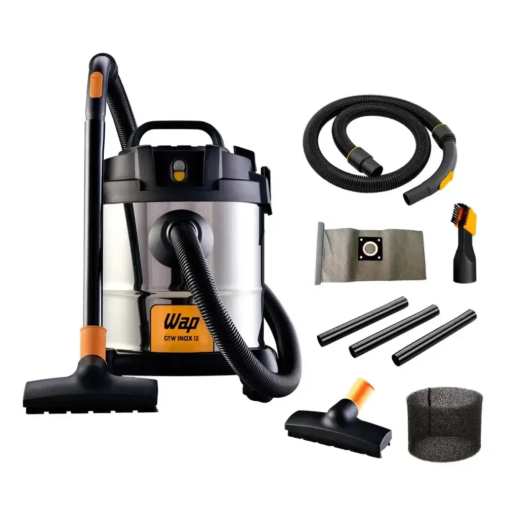 Aspirador pó/água gtw inox 12 bico múltiplo 1400W 220V Wap — fotografia de referência