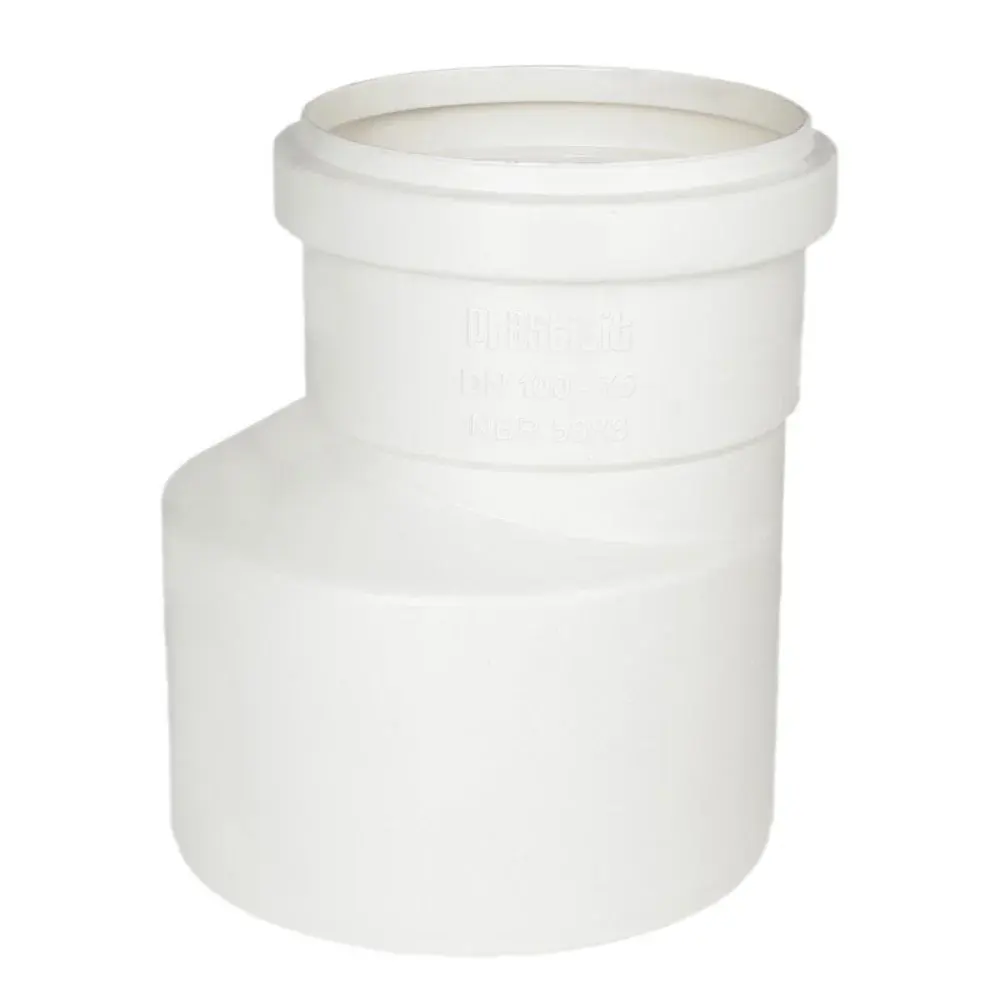 Redução excêntrica Plastilit esgoto 100MMX50MM — fotografia de referência