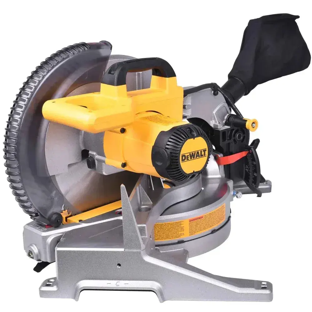 Serra meia esquadria elétrica 12 1600W Dewalt — fotografia 4