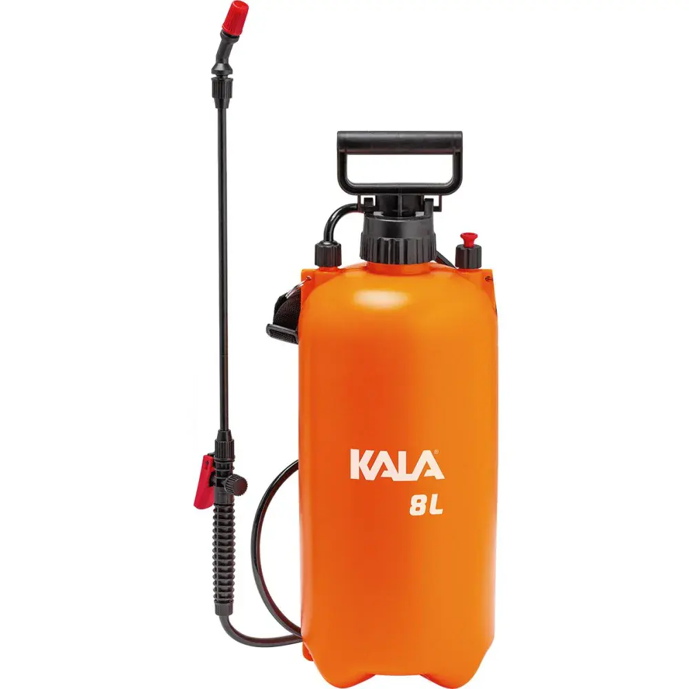 Pulverizador de compressão prévia com bico regulável 8L Kala — fotografia de referência
