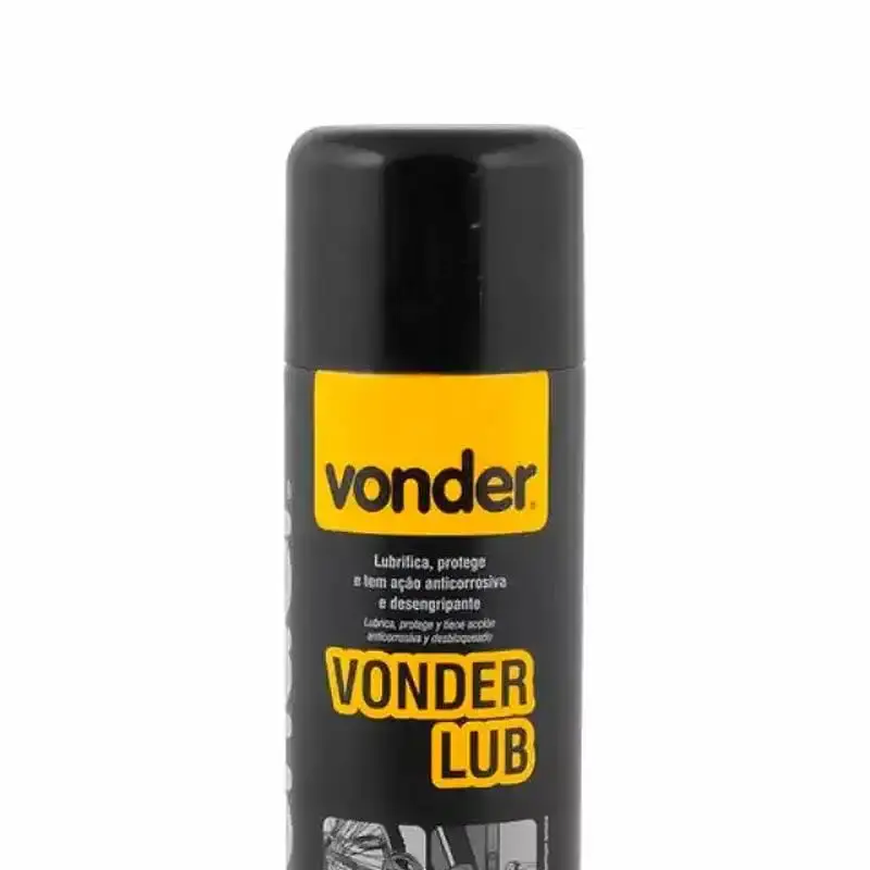 Desengripante lubrificante spray 300 ML 200 GR kit com 4 peças Vonder — fotografia 3