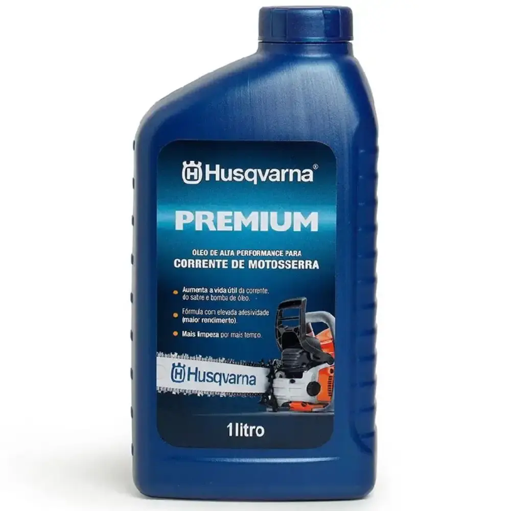 Óleo lubrificante para corrente de motosserra 1 litro Husqvarna
