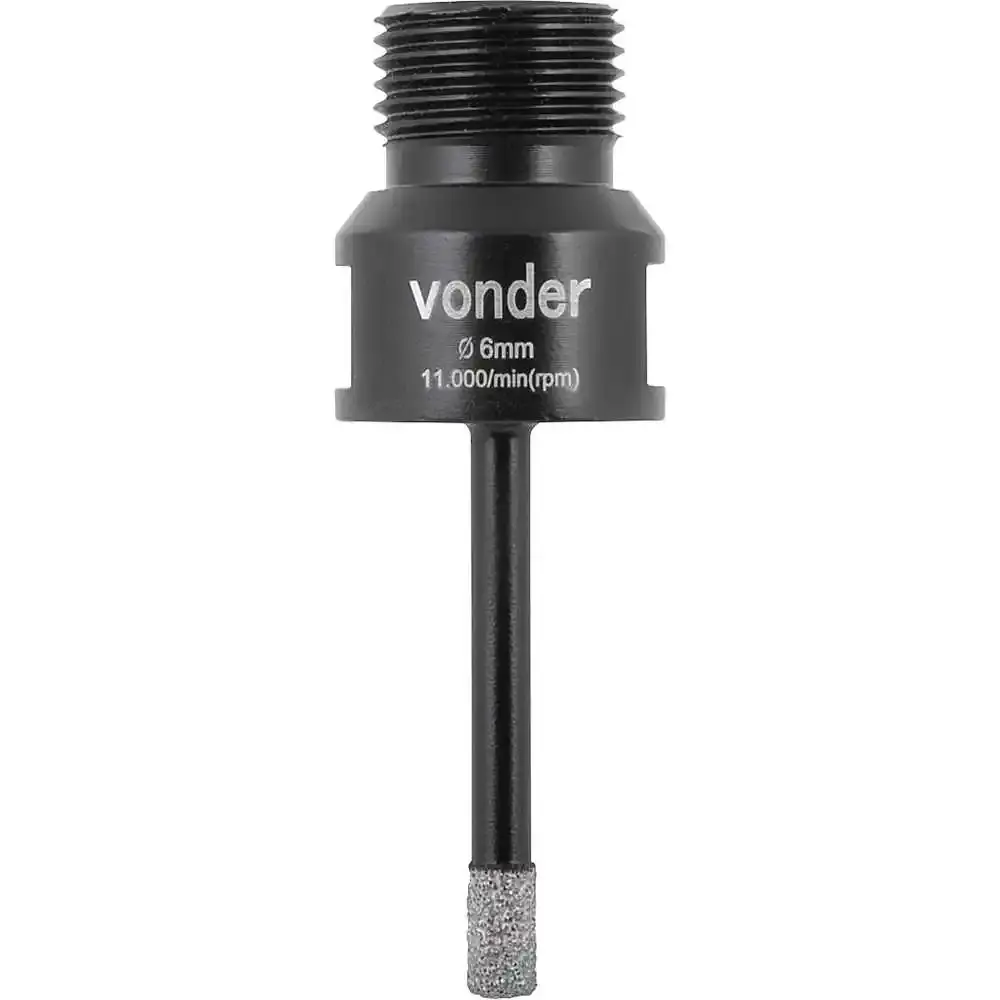 Serra copo diamantada 06MM para esmerilhadeira Vonder — fotografia 5