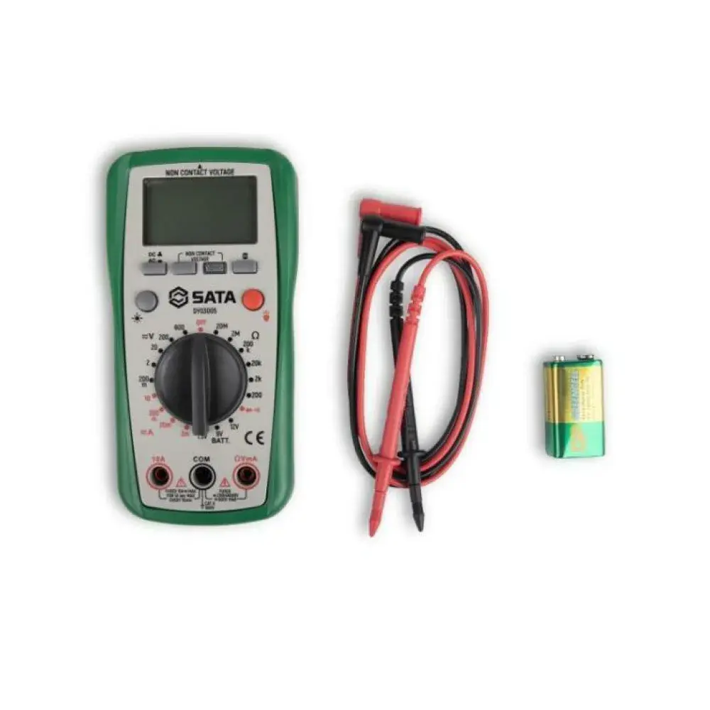 Multímetro digital cat ii 600V com medição sem contato Sata