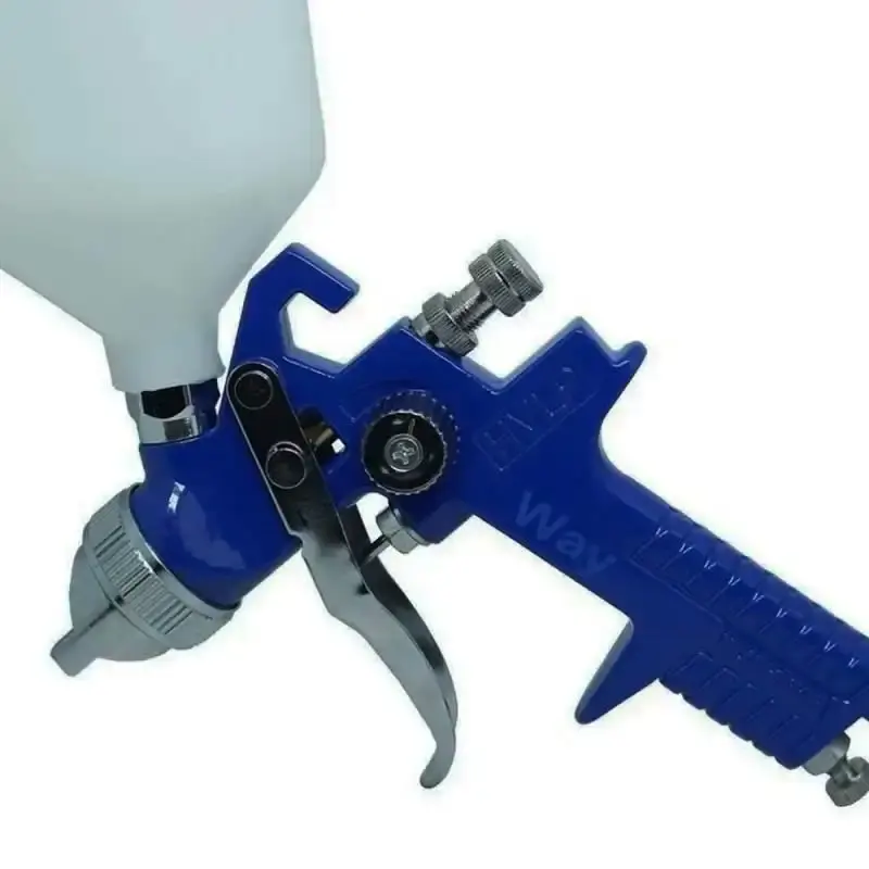 Pistola de pintura 600 ML gravidade hvlp bico 1.4 MM IWPPHVLP1B ImportWay — fotografia 4