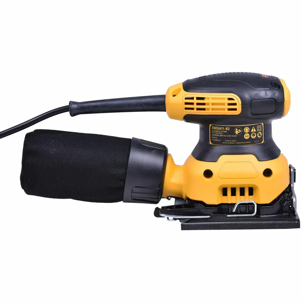 Lixadeira orbital 1/16 225W 14000OPM 127V Dewalt — fotografia 4