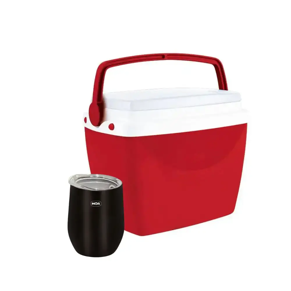 Caixa térmica 6L e copo térmico 360ML Mor