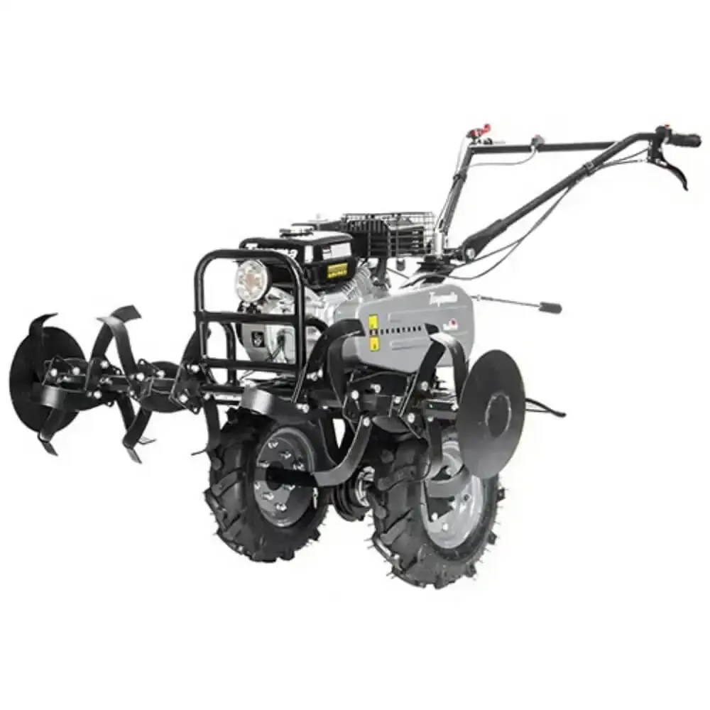 Motocultivador à gasolina 7HP com rodas e enxada rotativa TT90R-XP-U Toyama — fotografia 7