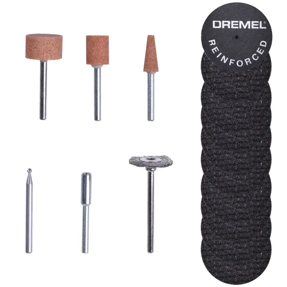 Jogo para mini retífica esculpir e gravar Dremel - 16 pçs — fotografia 8