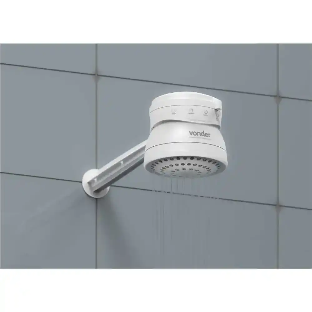 Ducha com 4 temperaturas 6800W 220V branca Vonder — fotografia 4