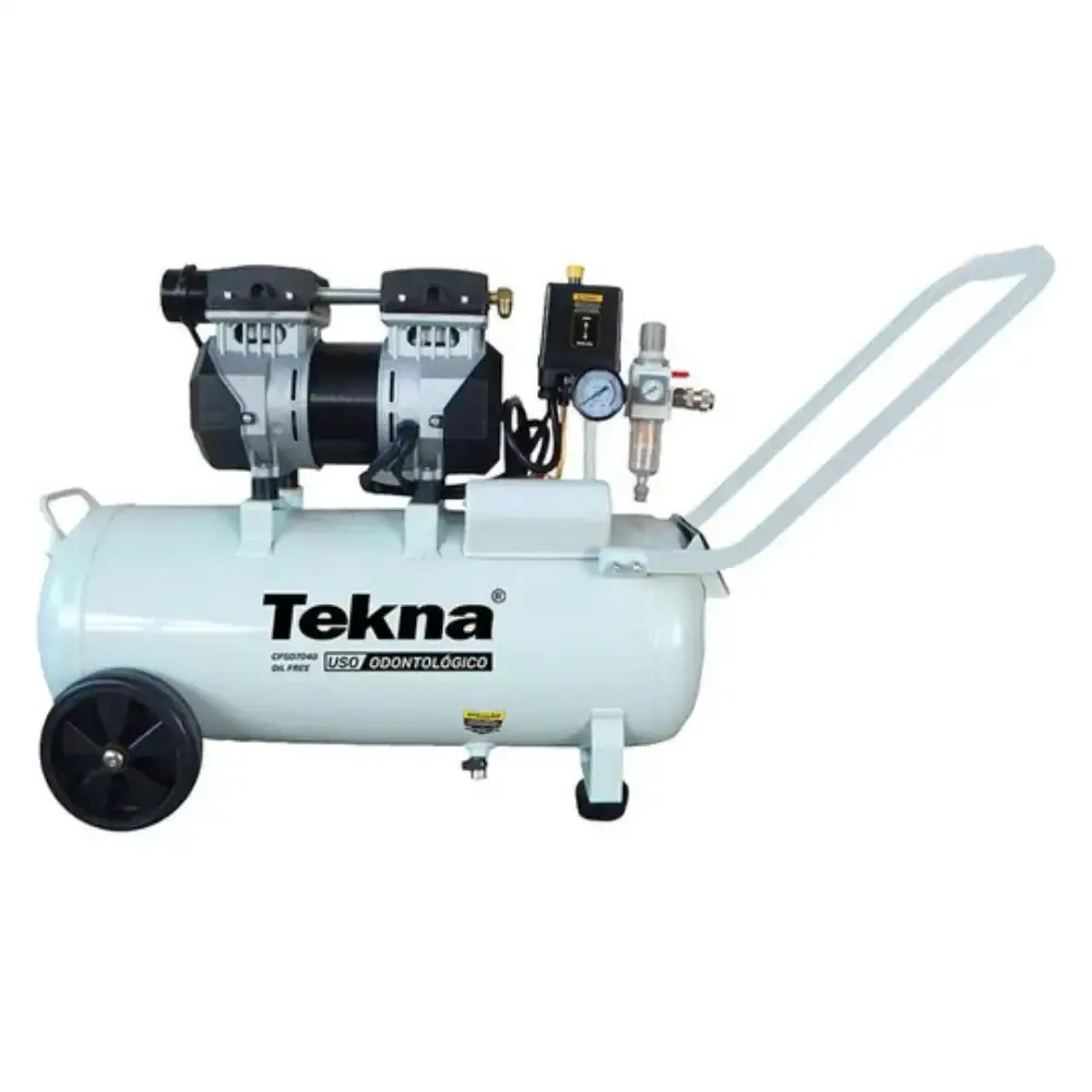 Compressor odontológico 6.4 PES CPSD7040/35L 116PSI silencioso 220V 1012106 Tekna — fotografia de referência