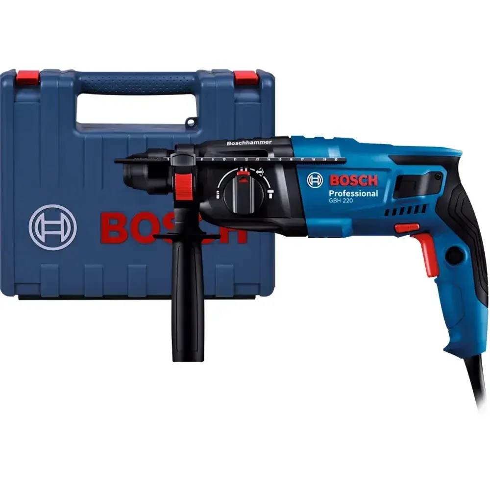 Martelete rompedor em sds plus com maleta GBH220 720W 127V Bosch — fotografia 5