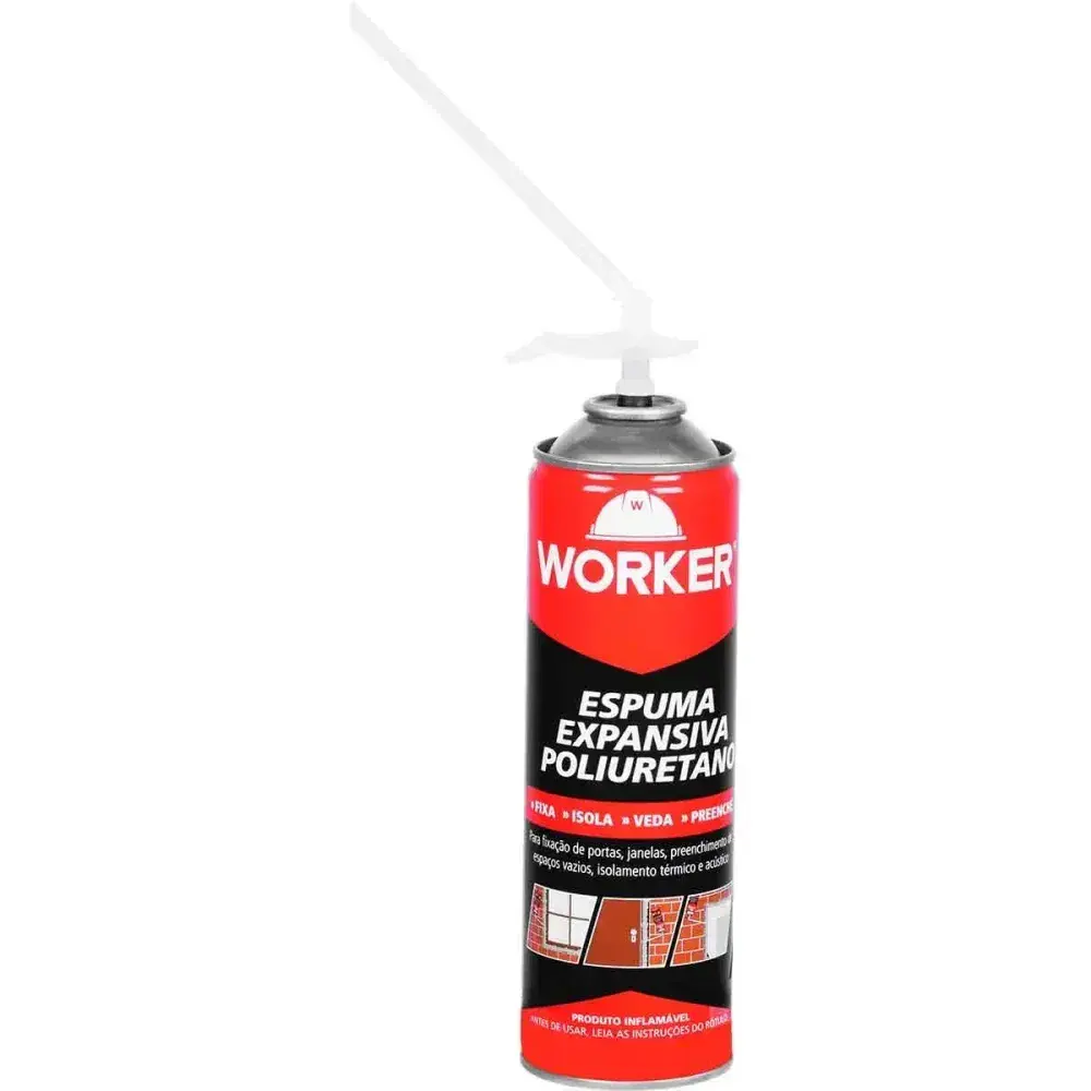 Espuma expansiva poliuretano 290ML/284G Worker — fotografia 6
