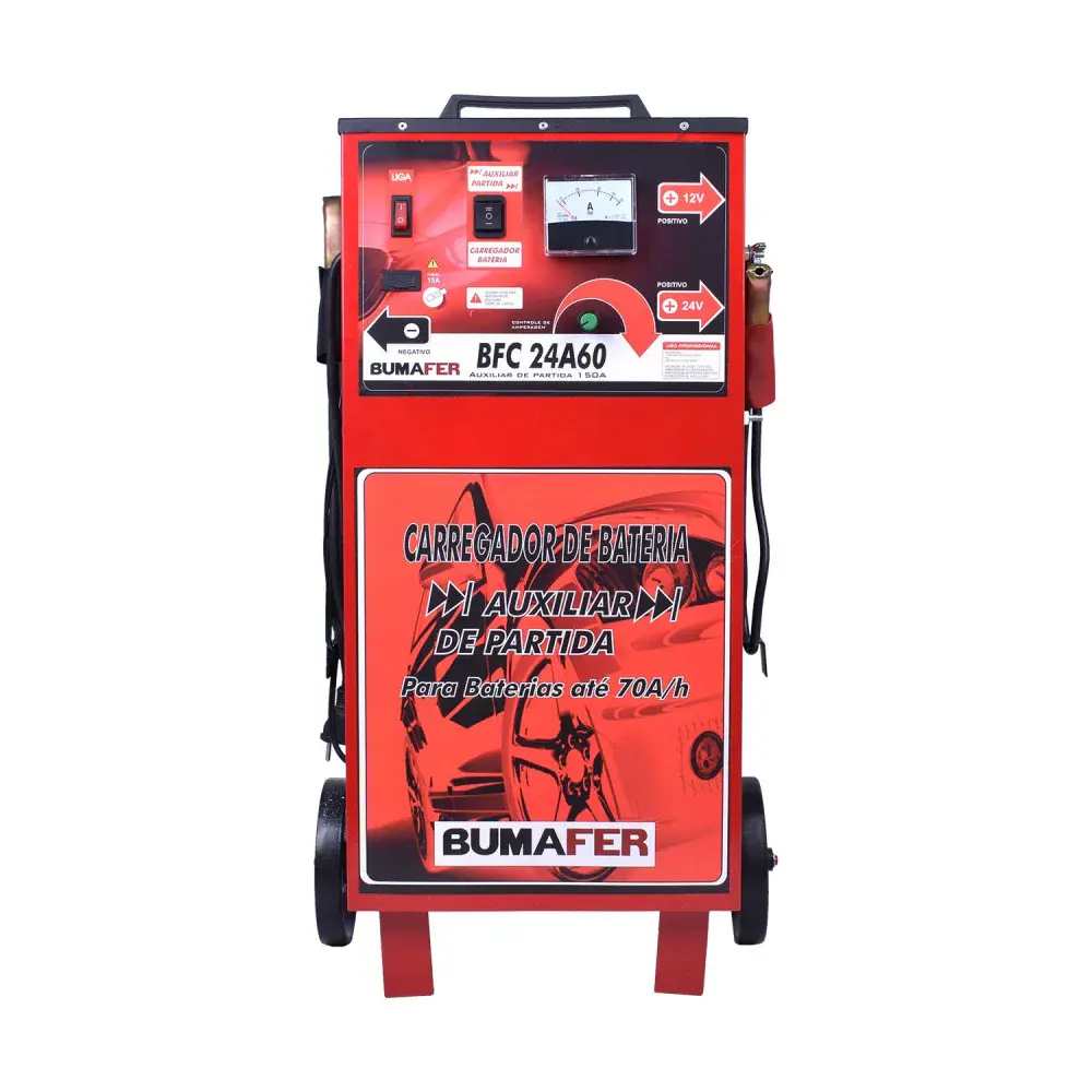 Carregador de bateria BFC24A60 70A 12V-24V bivolt Bumafer