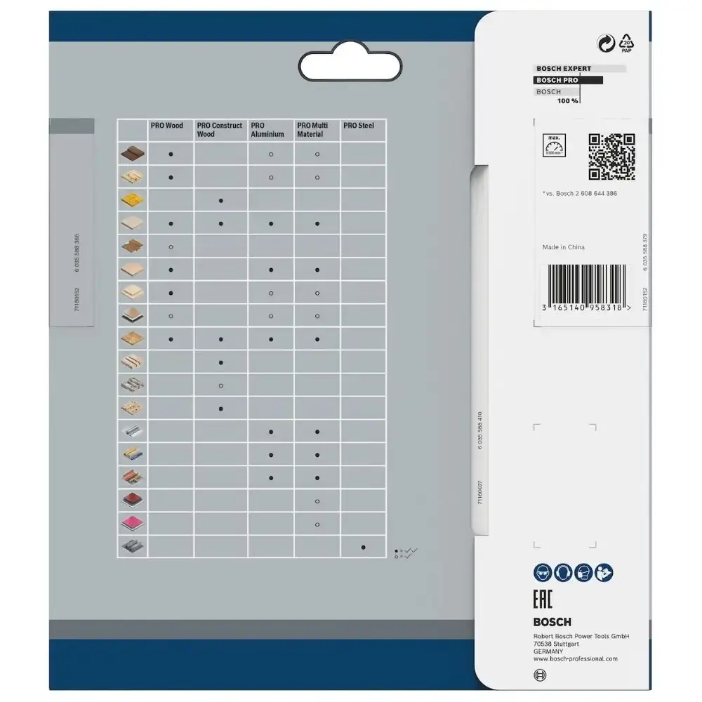 Disco de Corte Expert For Wood 165 x 20 MM 12 Dentes BOSCH — fotografia 5
