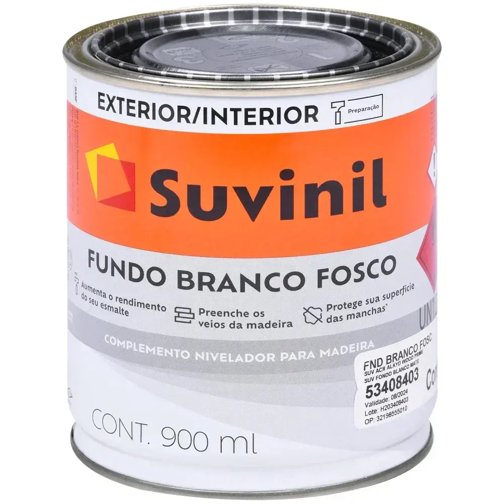 Tinta fundo branco fosco 900ML Suvinil — fotografia 5
